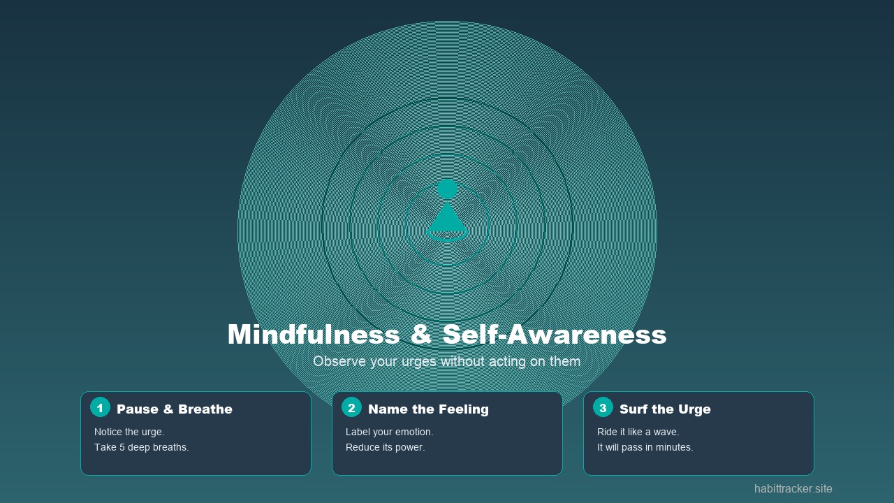 Mindfulness and self-awareness for lasting habit change