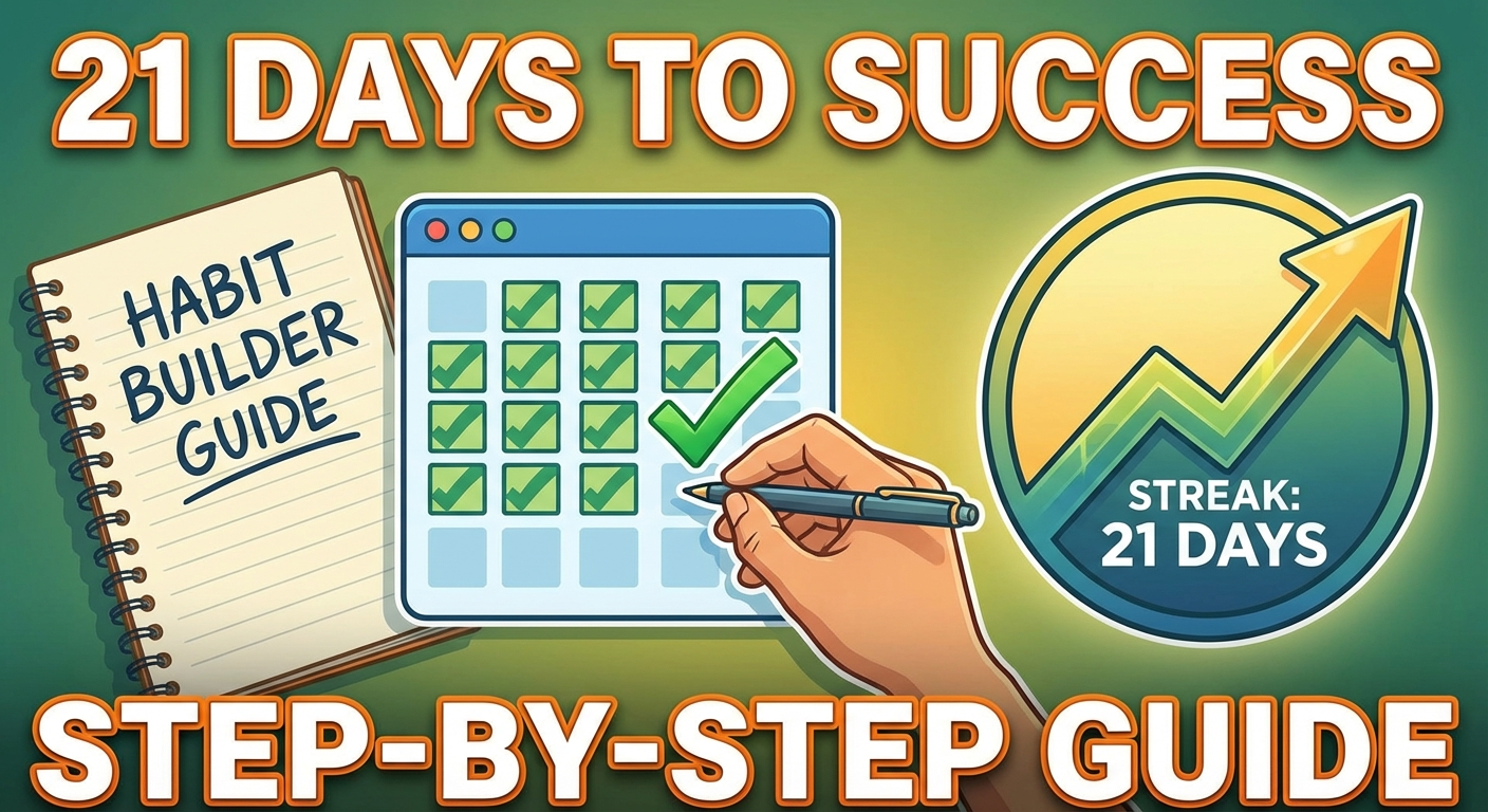 Video thumbnail for 21-day habit building guide